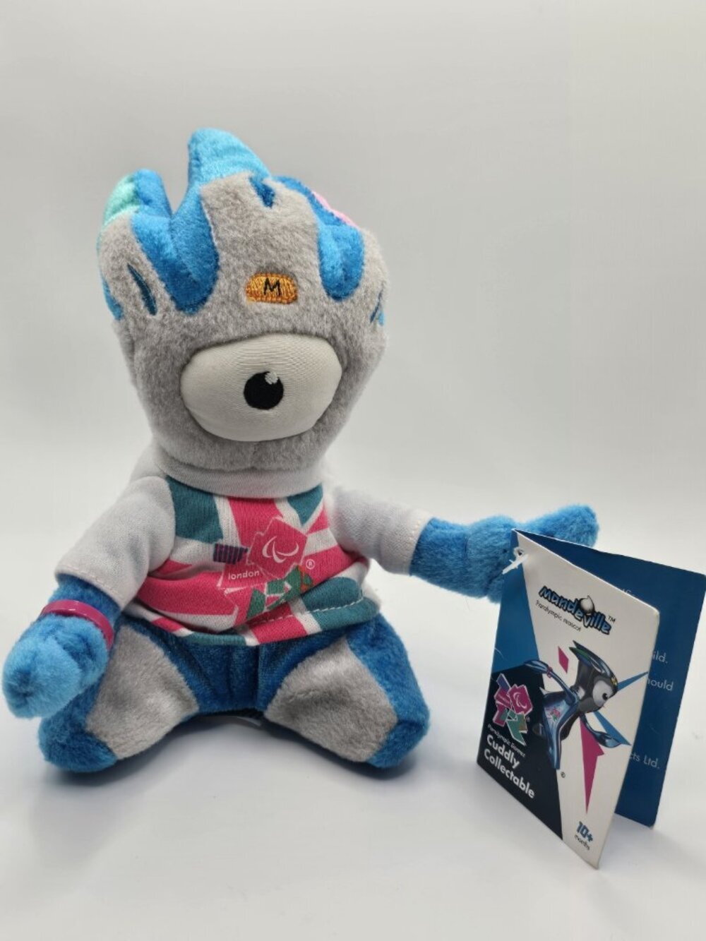 OFFICIAL TEAM GB PARALYMPICS 2012 MANDEVILLE SOFT PLUSH With Tags 5"